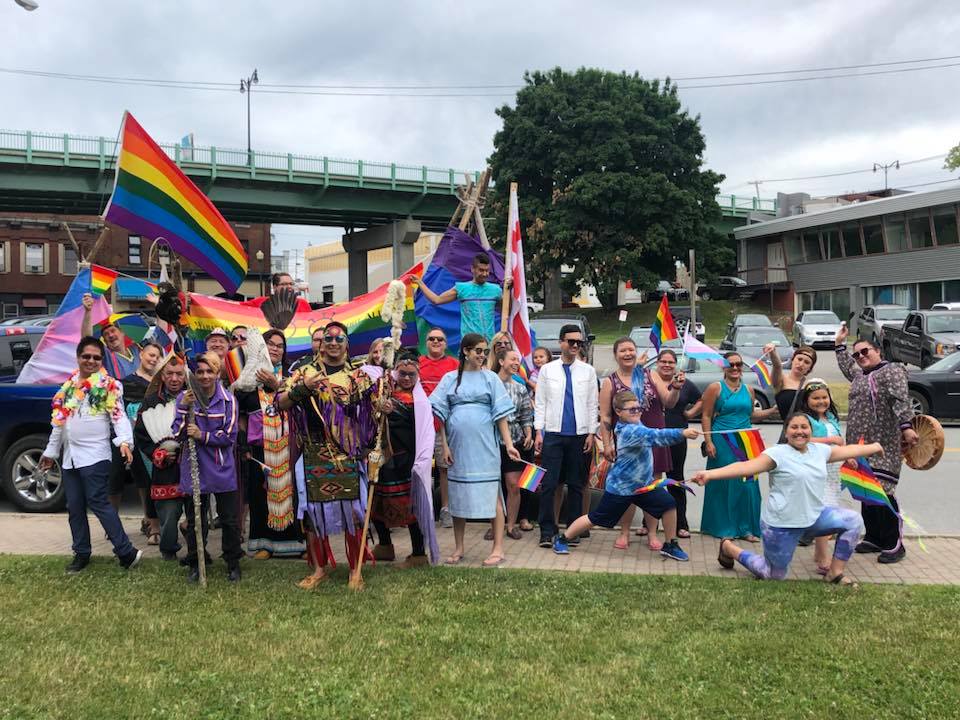 W2SA Group after the Bangor Pride Parade, June 2018